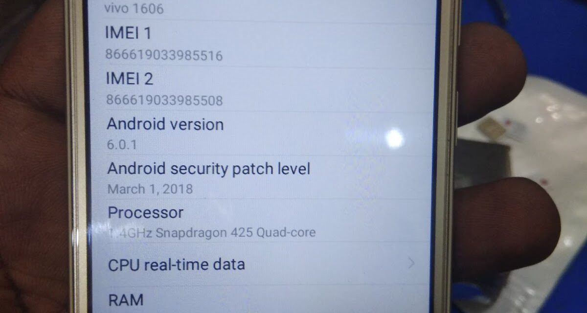 VIVO 1606 Y53 FIRMWARE TESTED STOCK ROM